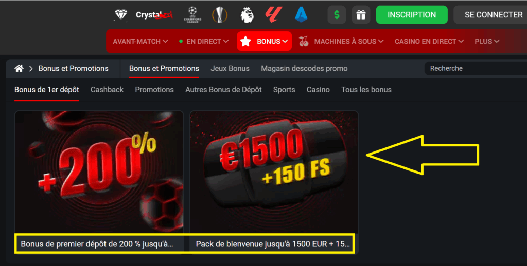 Promotions et opportunités de code bonus 888starz